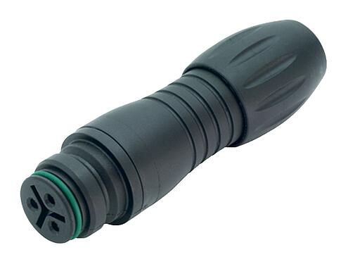 Illustration Snap-In Female cable connector, Contacts: 12, 4.0-6.0 mm, unshielded, solder, IP67, UL 2238, VDE