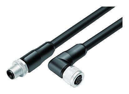 Automatiseringstechniek - Spanning- en Stroomvoorziening--Kabelstekker - female haakse connector_824_VL_KS_WD_PUR