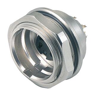 Push Pull Female panel mount connector, aantal polen: 19, onafgeschermd, soldeer, IP67, M21x1,0, Achterwandmontage