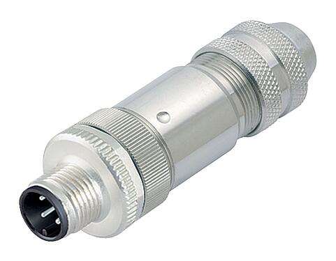 Illustration M12 Connecteur mâle, Contacts: 12, 6,0-8,0 mm, blindable, souder, IP67, UL 2238, avec anneau de protection
