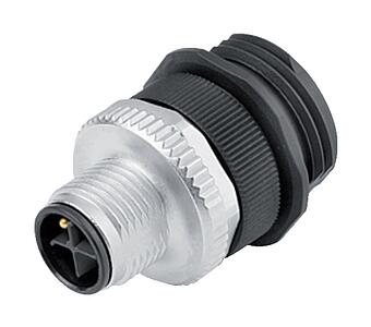 Automatiseringstechniek - Spanning- en Stroomvoorziening--Male panel mount connector_814_3_FS_schrkl_M20x1,5