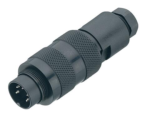 Illustrazione M16 Connettore cavo maschio, Numero poli: 5 (05-b), 4,0-6,0 mm, non schermato, saldare, IP67