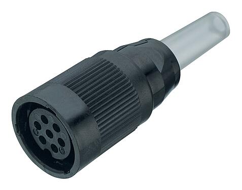 Illustration Bayonet Female cable connector, Contacts: 5, 5.0-8.0 mm, shieldable, solder, IP40