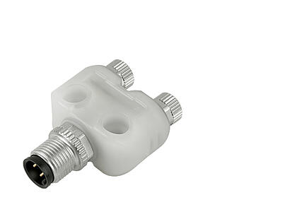 Automation Technology - Sensors and Actuators--Twin distributor, Y-distributor, male M8x1 - 2 female M8x1_765_2fach_M12S_M8DD