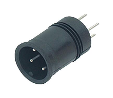 Illustrazione M12 Connettore maschio a pannello, Numero poli: 4, non schermato, THT, IP67, Montaggio anteriore