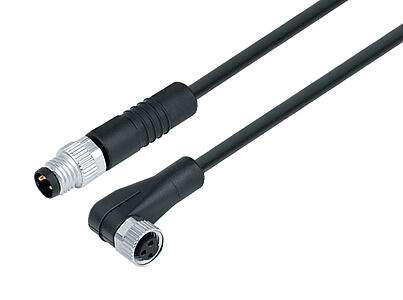 Automation Technology - Sensors and Actuators--Connecting cable male cable connector - female angled connector_765_0_11_DG_SK