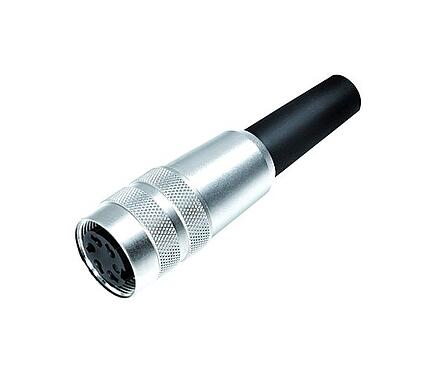 Illustration M16 Connecteur femelle, Contacts: 2 (02-a), 3,0-6,0 mm, non blindé, souder, IP40