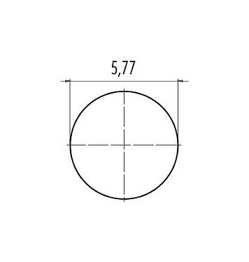 Szerelési adatok M8 beépíthető csatlakozó, : 4, árnyékolatlan, THT, IP67, elülső rögzítés