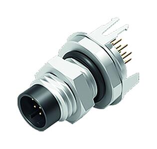 Automation Technology - Sensors and Actuators--Male panel mount connector_718_3_FS_front_schirm_2020