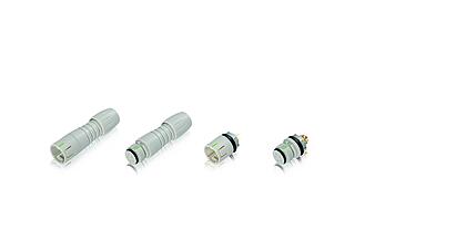 Snap-in IP67 subminiature connectors for medical applications