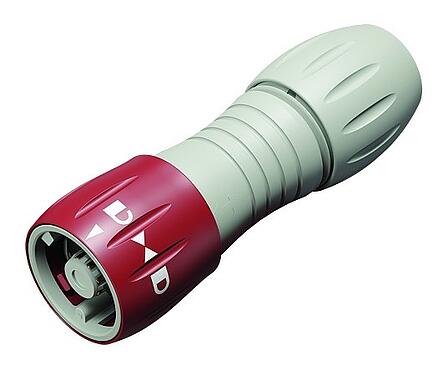Abbildung Bajonett Kabelstecker, Polzahl: 8, 6,0-8,0 mm, ungeschirmt, löten, IP67 (auch ungesteckt)