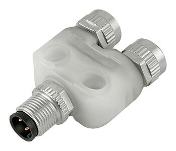 Automatisierungstechnik - Sensorik und Aktorik--Zweifachverteiler, Y-Verteiler, Stecker - 2 Dosen_765_2fach_M12S_M12DD