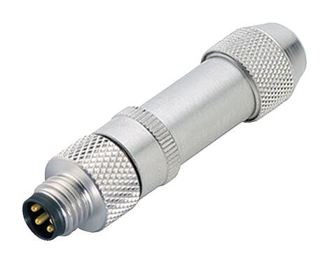 Illustration M8 Connecteur mâle, Contacts: 4, 2,0-3,5 mm, blindable, souder, IP67