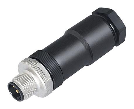 Illustration 99 0487 29 08 - M12 Male cable connector, Contacts: 8, 8.0-10.0 mm, unshielded, screw clamp, IP67, UL, PG 11
