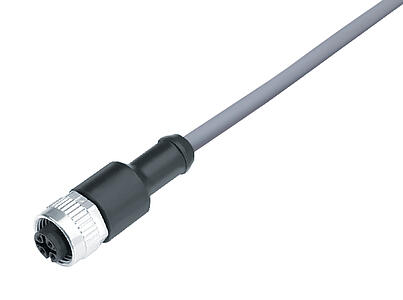 Automation Technology - Data Transmission--Female cable connector_763_2_KD_DG_SK_PVC