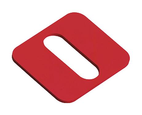 插图 16 8092 001 - A型 - 扁平垫圈，红色硅酮；210系列。