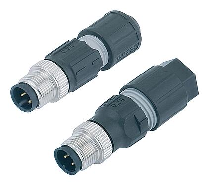 Abbildung M12 Kabelstecker, Polzahl: 4, 4,0-8,0 mm, ungeschirmt, IDC, IP67