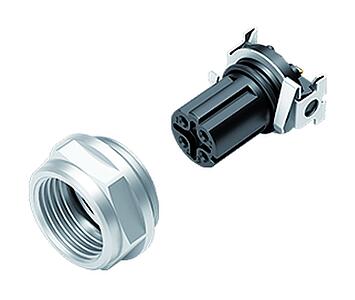 Automatisierungstechnik - Datenübertragung--Flanschdose_876-D_4_EBD_SMT_schirm_Geh_9mm