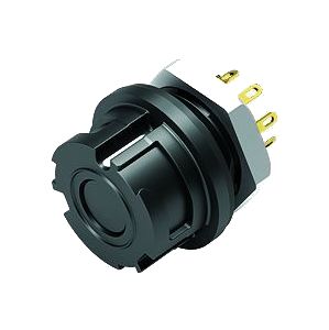 Miniatur Steckverbinder--Flanschdose_770_2_FD_l_black